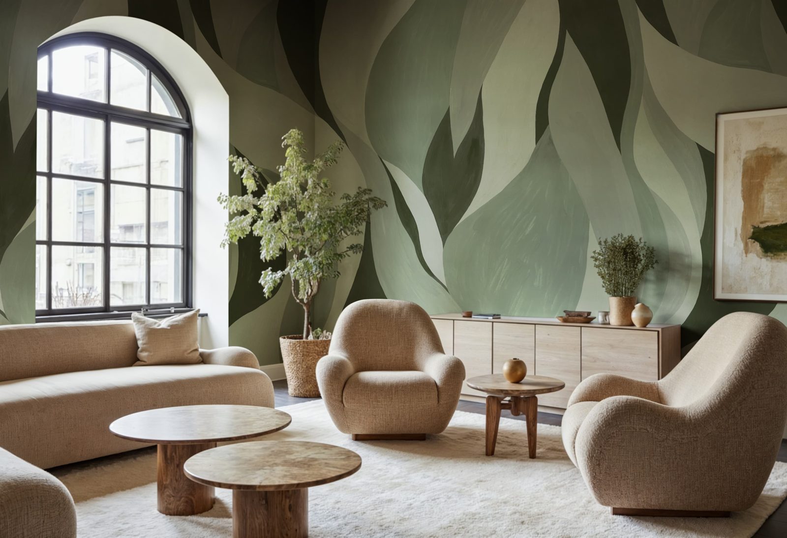 Velvet Flames, Green, Rebel Walls 2