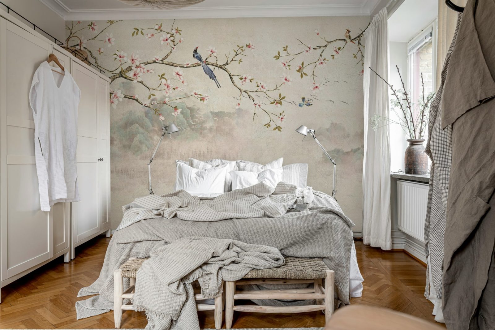 Bird Tree, Pastel, Rebel Walls 3