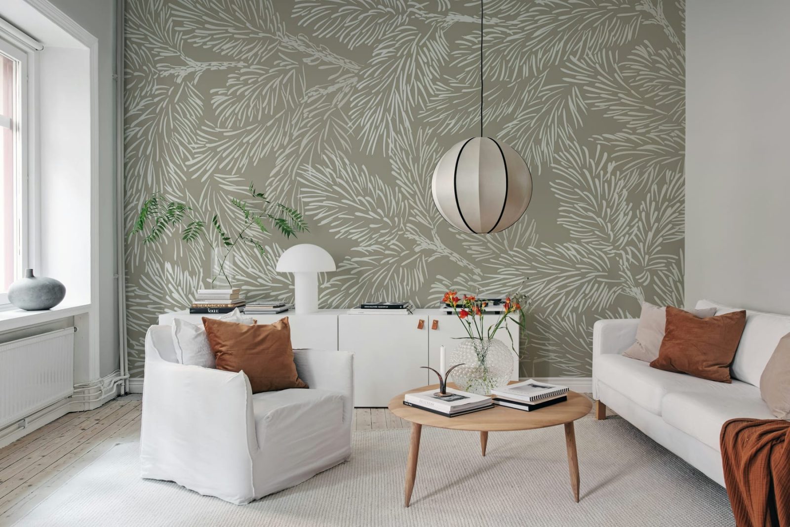 Fir Twig, Gray, Rebel Walls 3