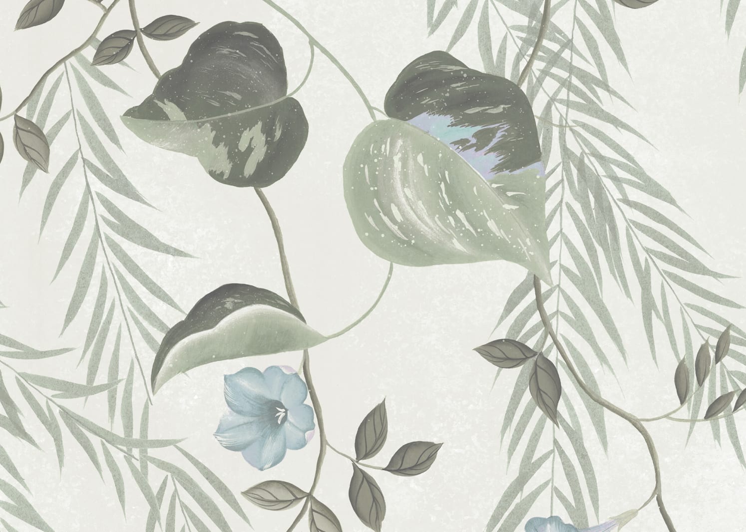 Lush Foliage, Sage Tint, Rebel Walls 3