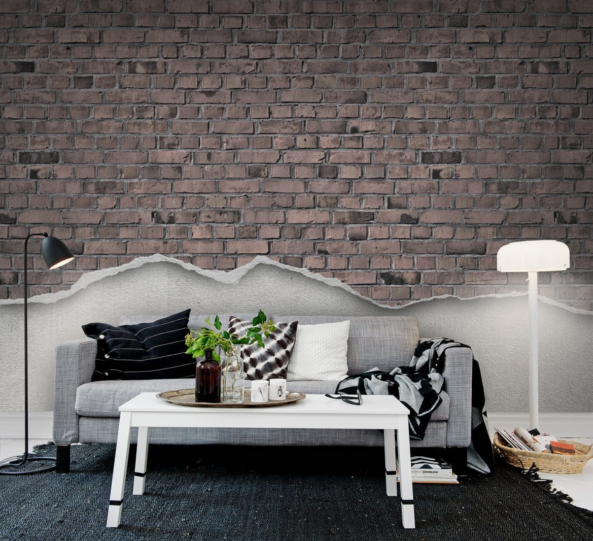 Well-Worn Brick Wall, Old Style, Rebel Walls 3