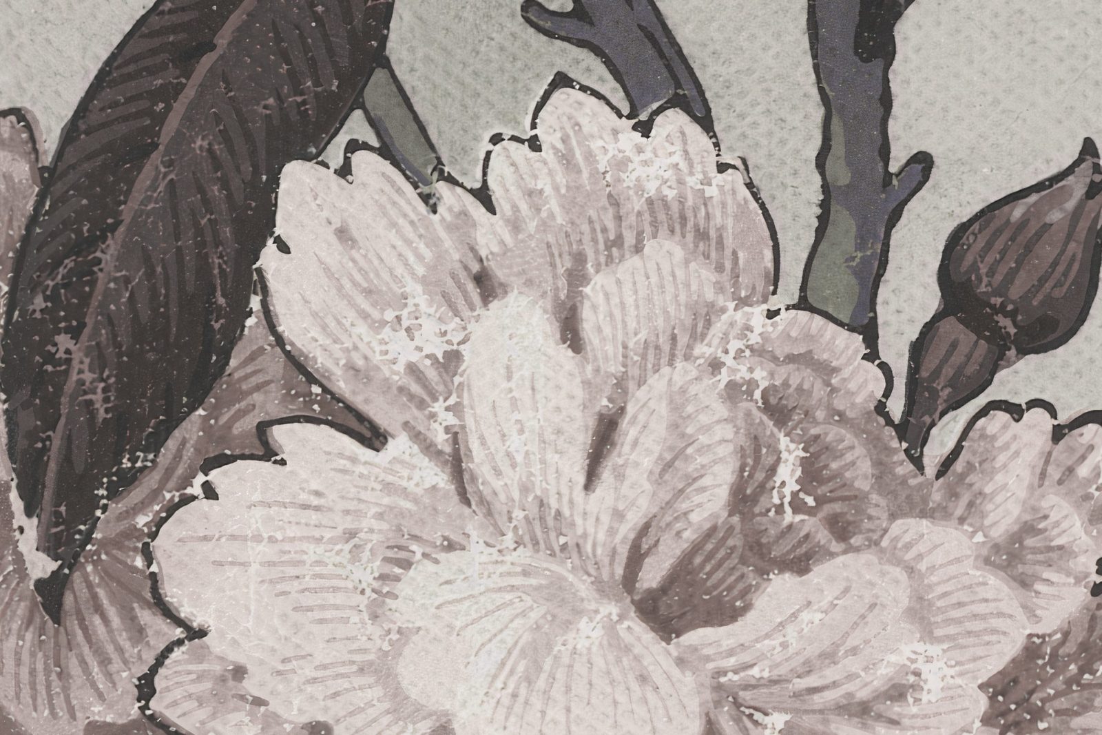 Winding Bloom, Beige, Rebel Walls 4