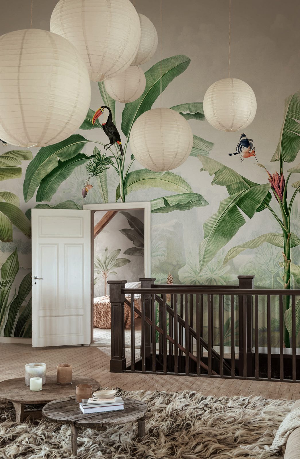 Tropical Palms, Birds, Rebel Walls 3