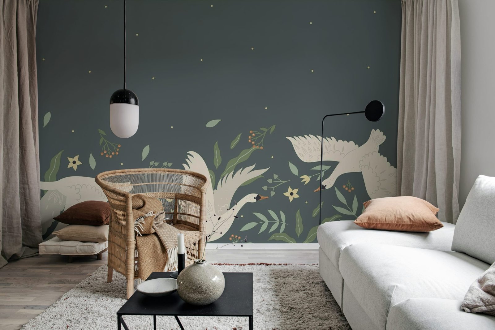 Swan Bloom, Spring, Rebel Walls 3