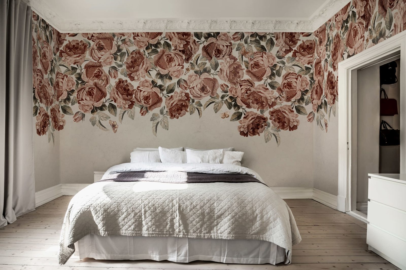 Rose Plenty, Pink, Rebel Walls 3