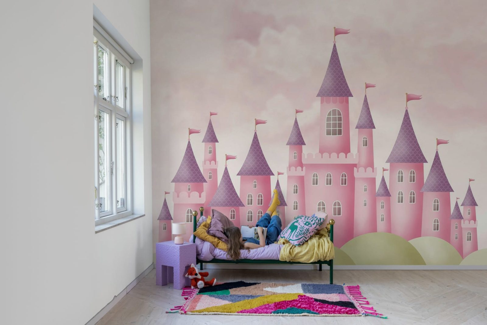 Dreamy Castle, Pink, Rebel Walls 2
