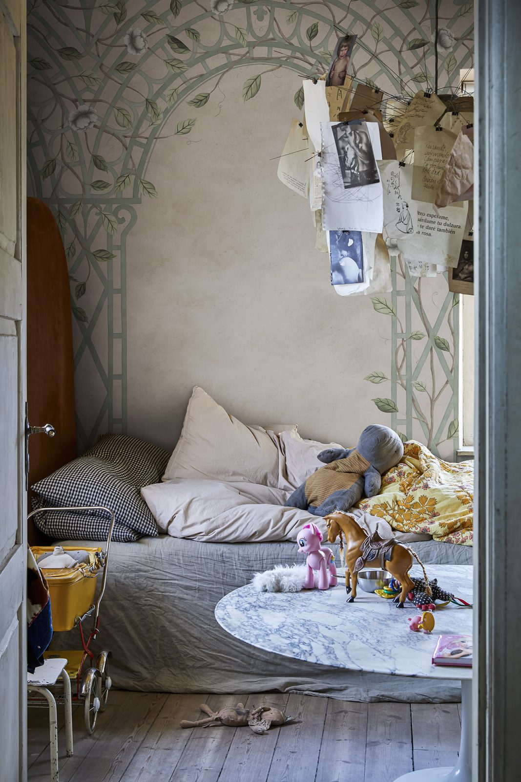 Poetic Trellis, Light Blue, Rebel Walls 4