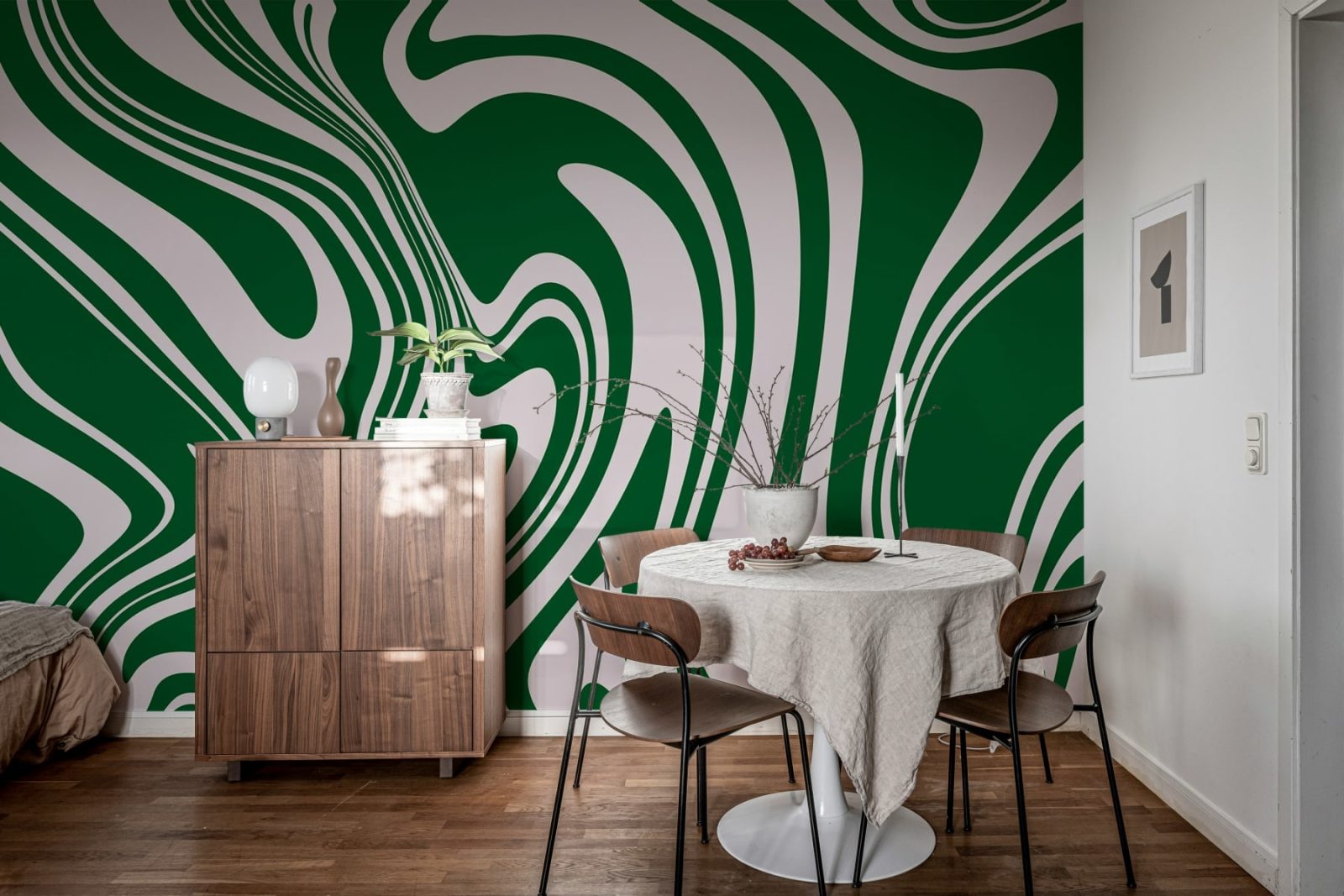 Swirly, Green, Rebel Walls 2