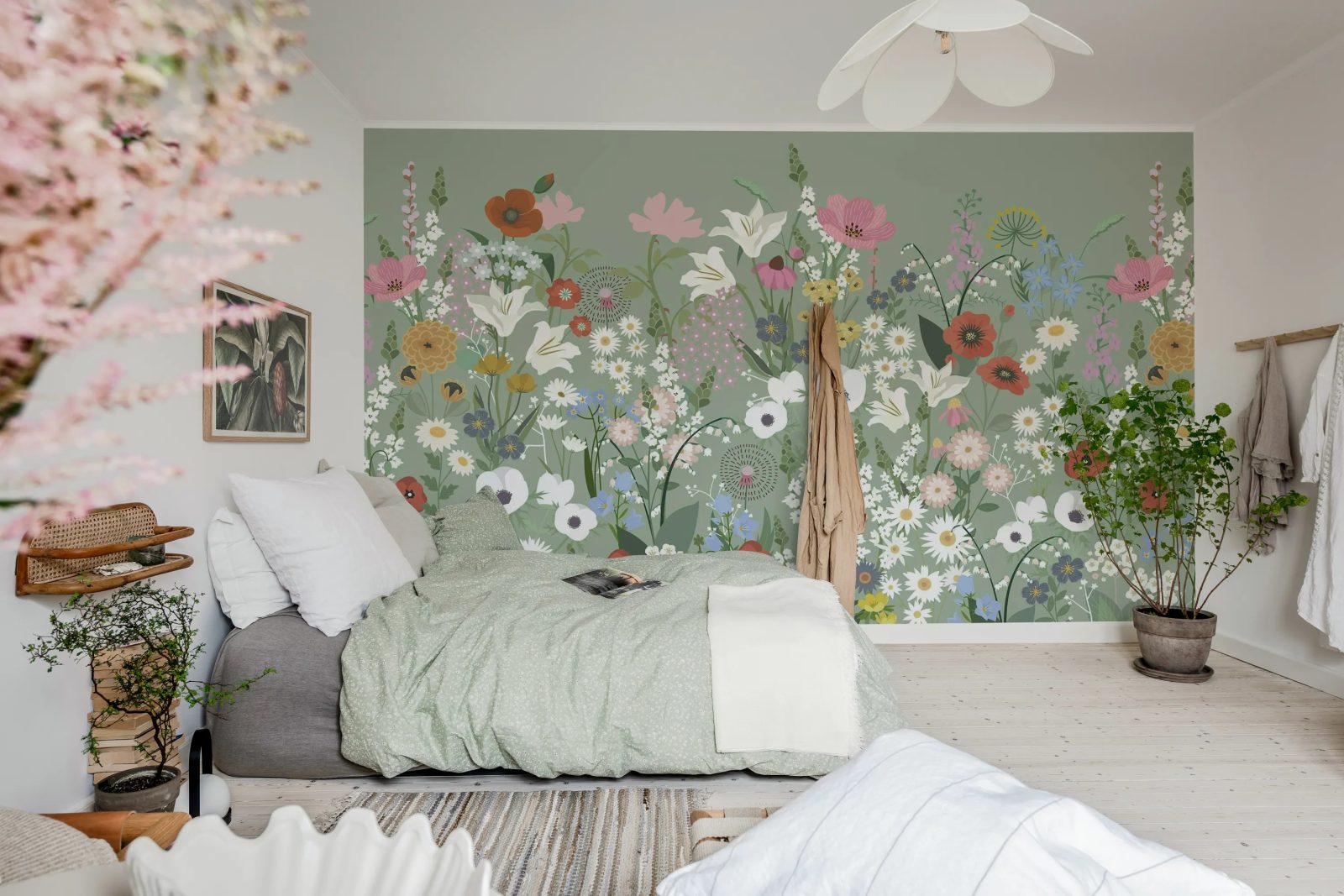 Playful Meadow, Green, Rebel Walls 3