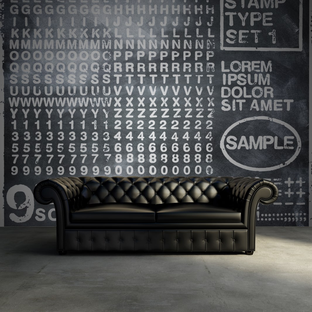 Rubber Stamp, black, Rebel Walls 2