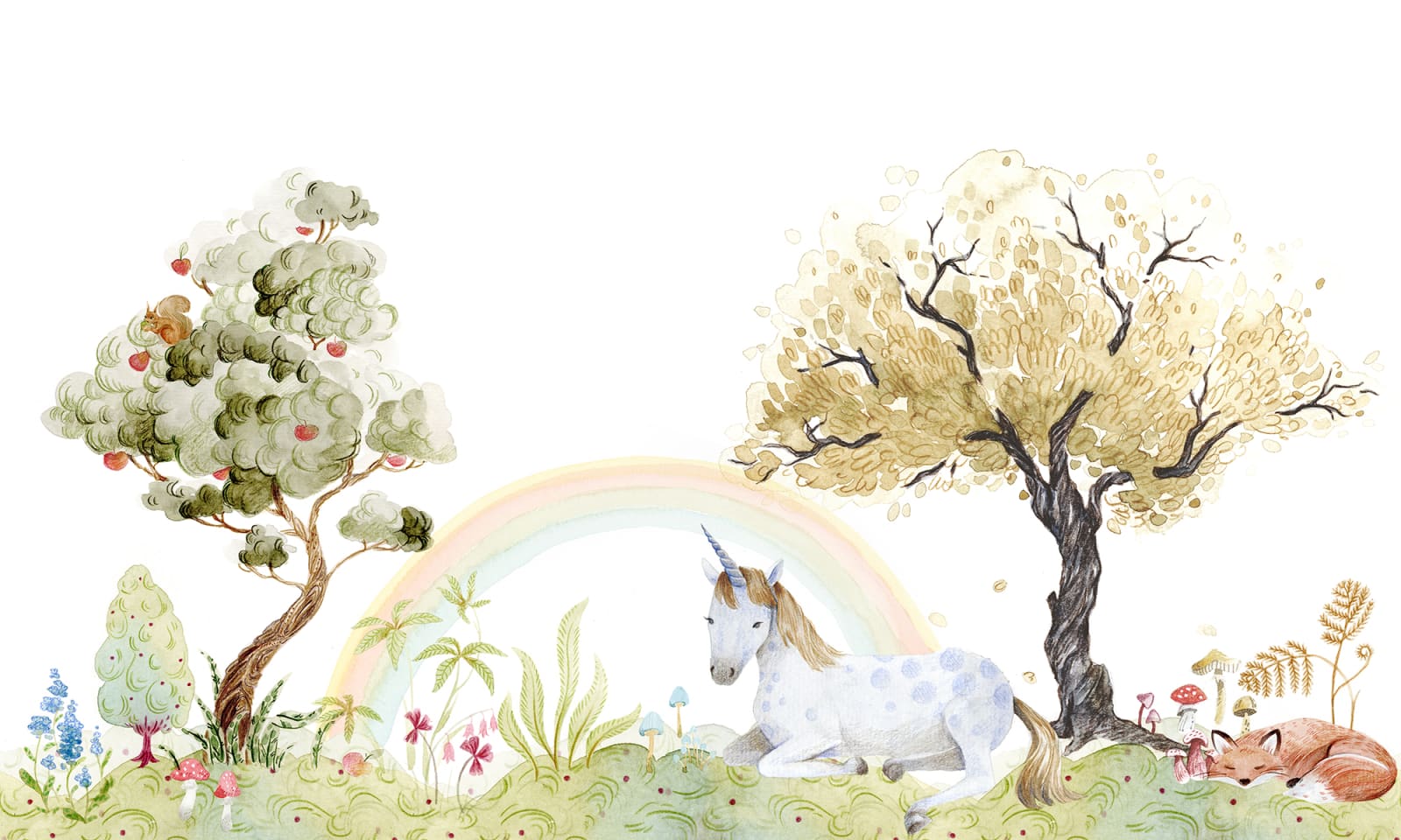 Unicorn Dream, Rainbow, Rebel Walls