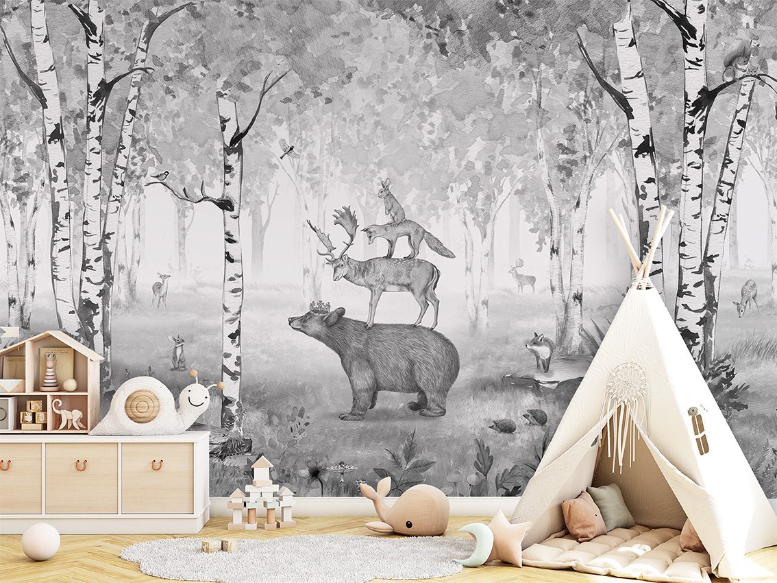 Bear King - Black and White, Kikki Belle 5