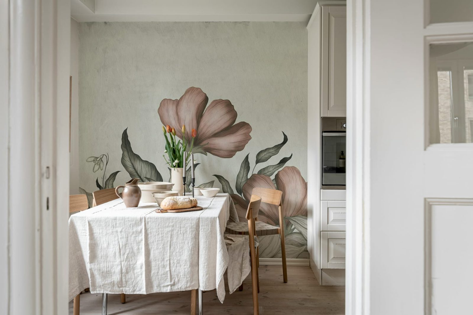 Floral Fantasy, Soft Pink, Rebel Walls 2