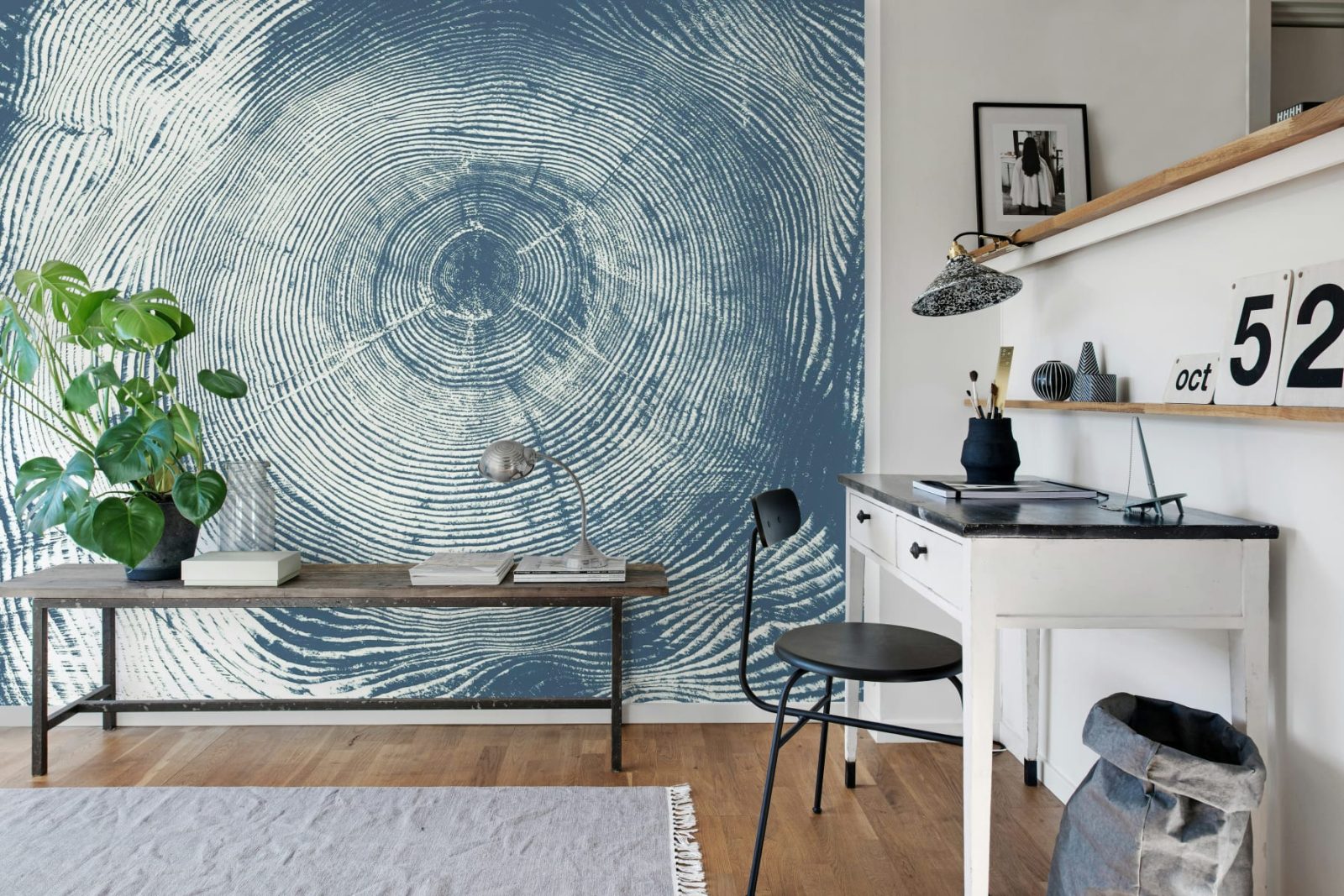 Tree Cut, Blue, Rebel Walls 3