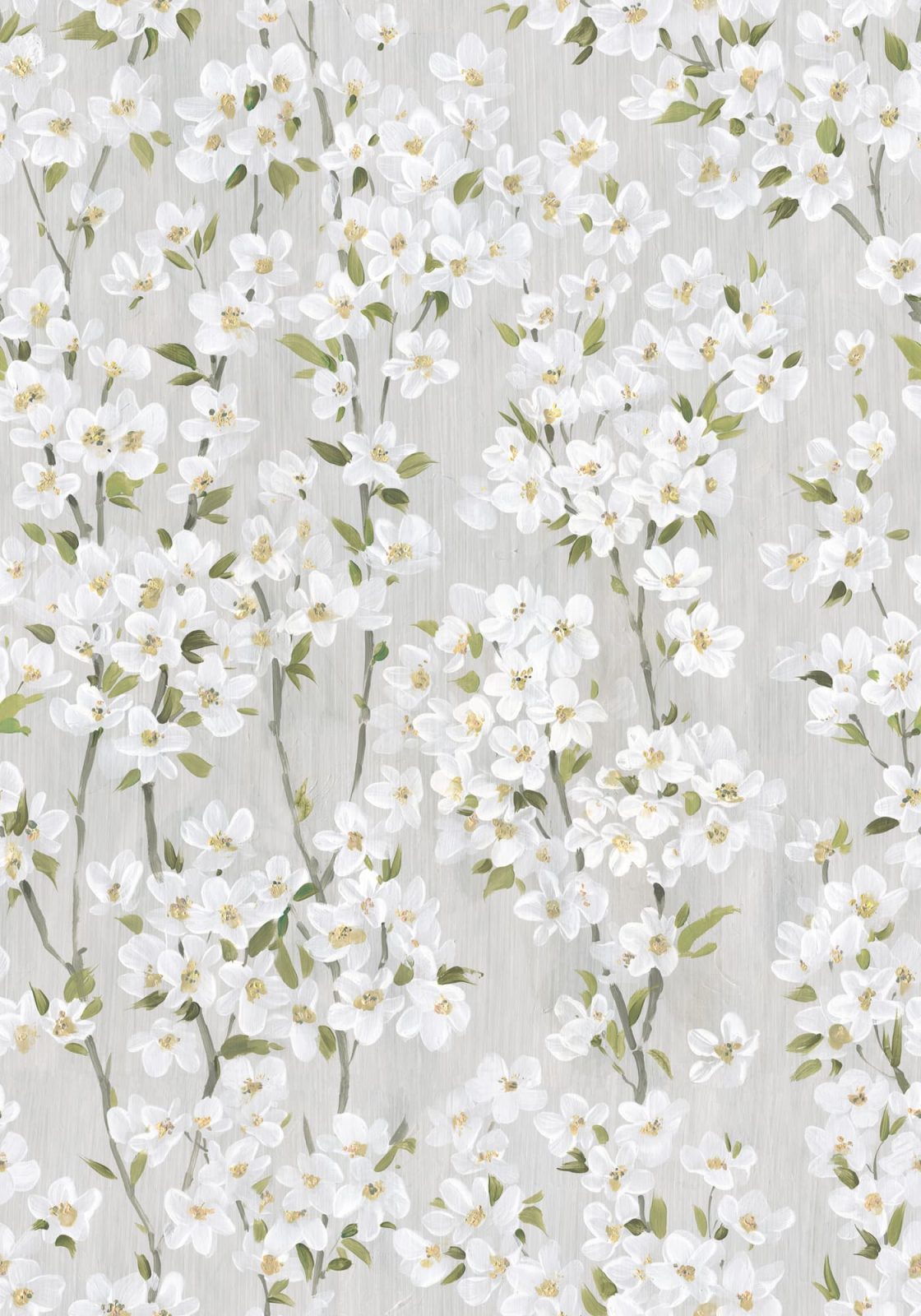 Cherry Blossom Tree, White, Rebel Walls