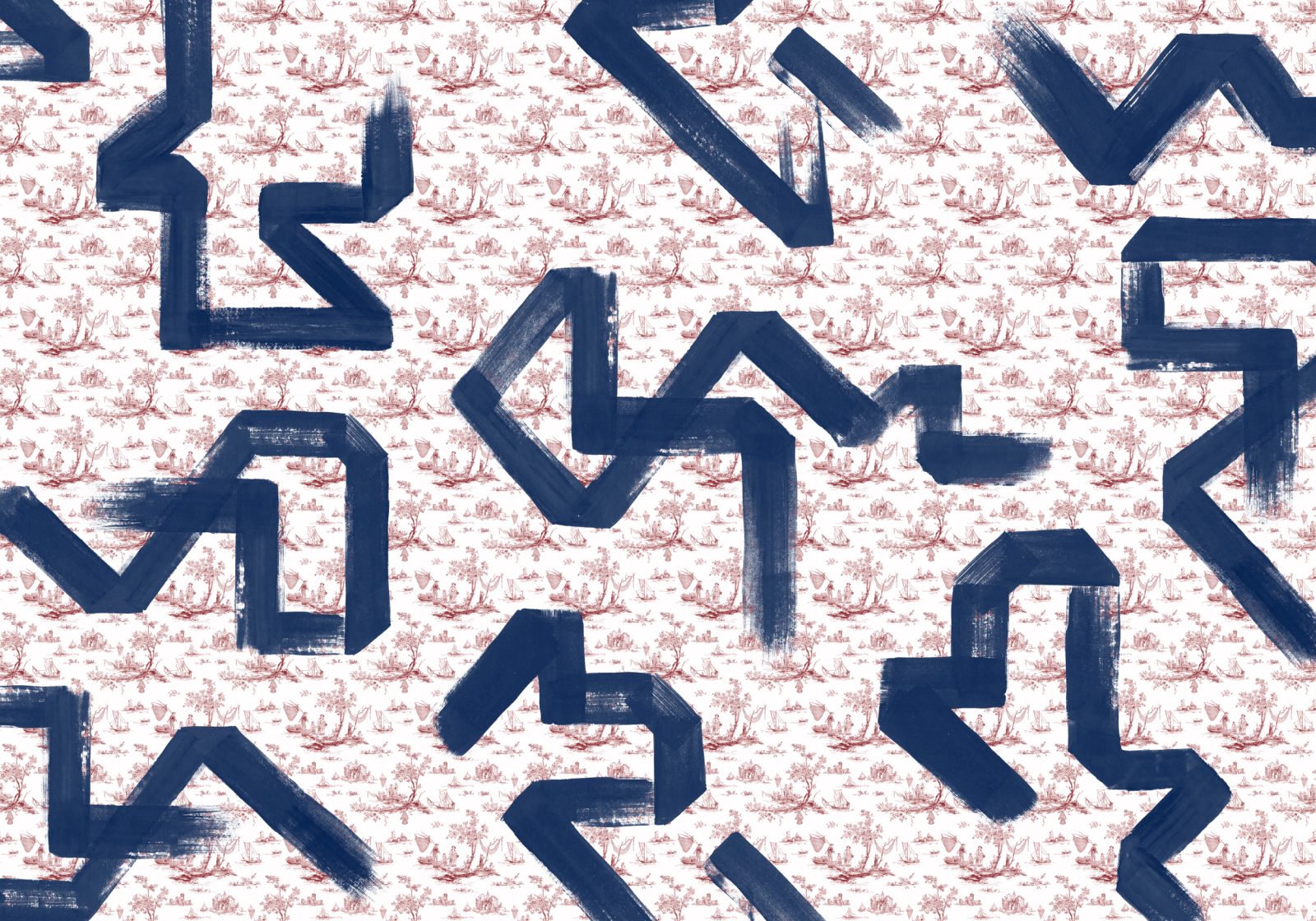 Toile Strokes, Garnet, TresTintas