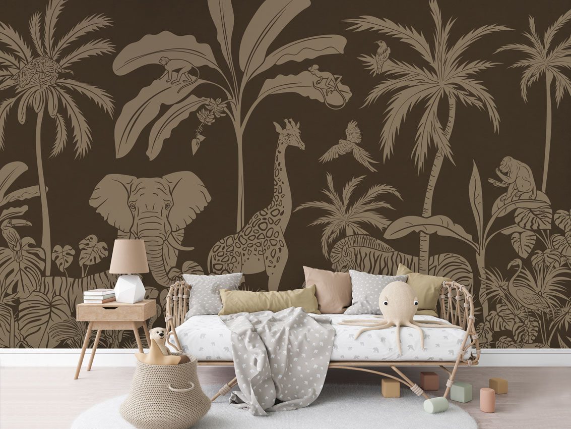 Monochrome Jungle - Brown Vintage, Kikki Belle 3