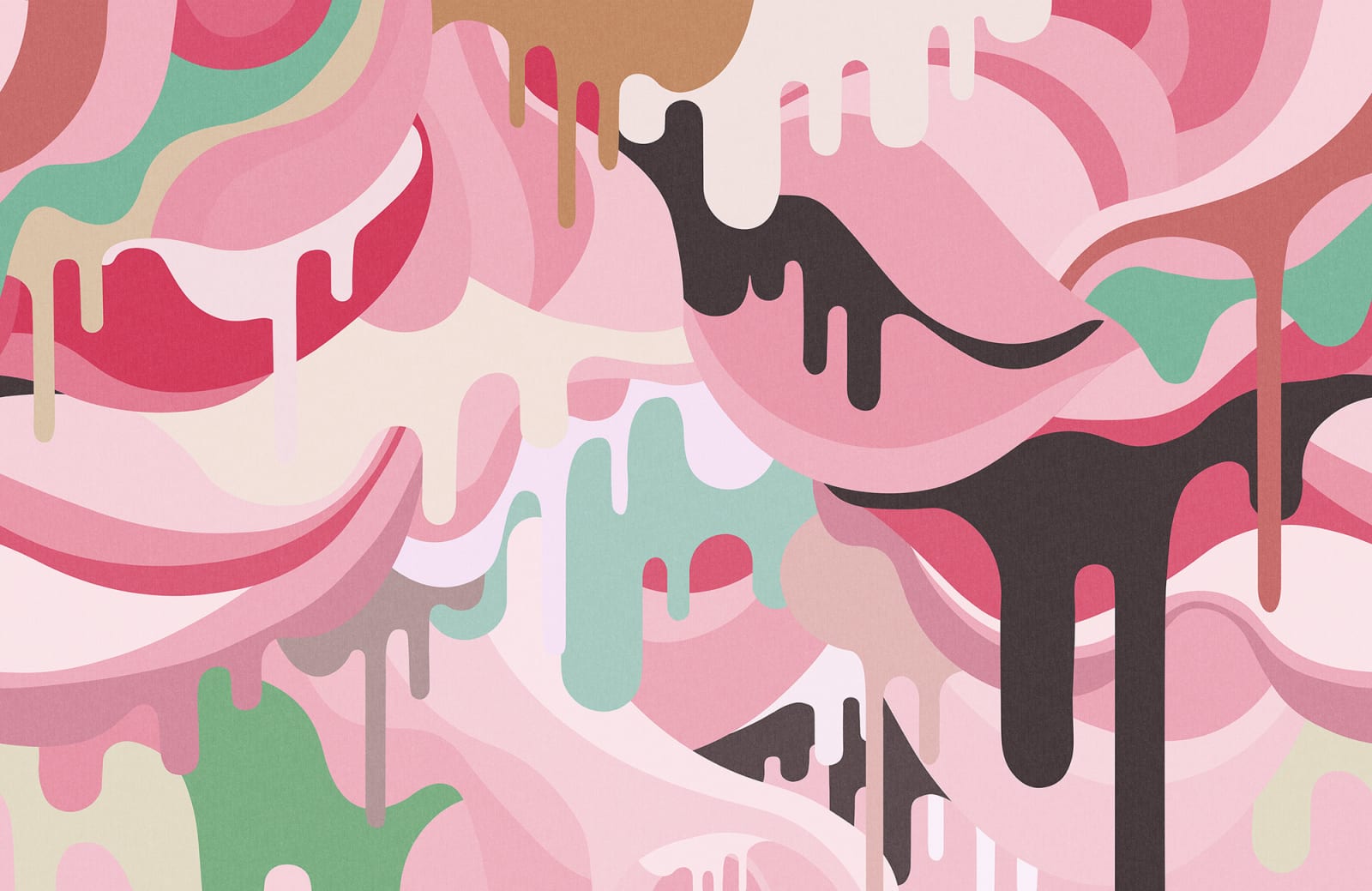 Dripping Rainbow, Marshmallow, Rebel Walls