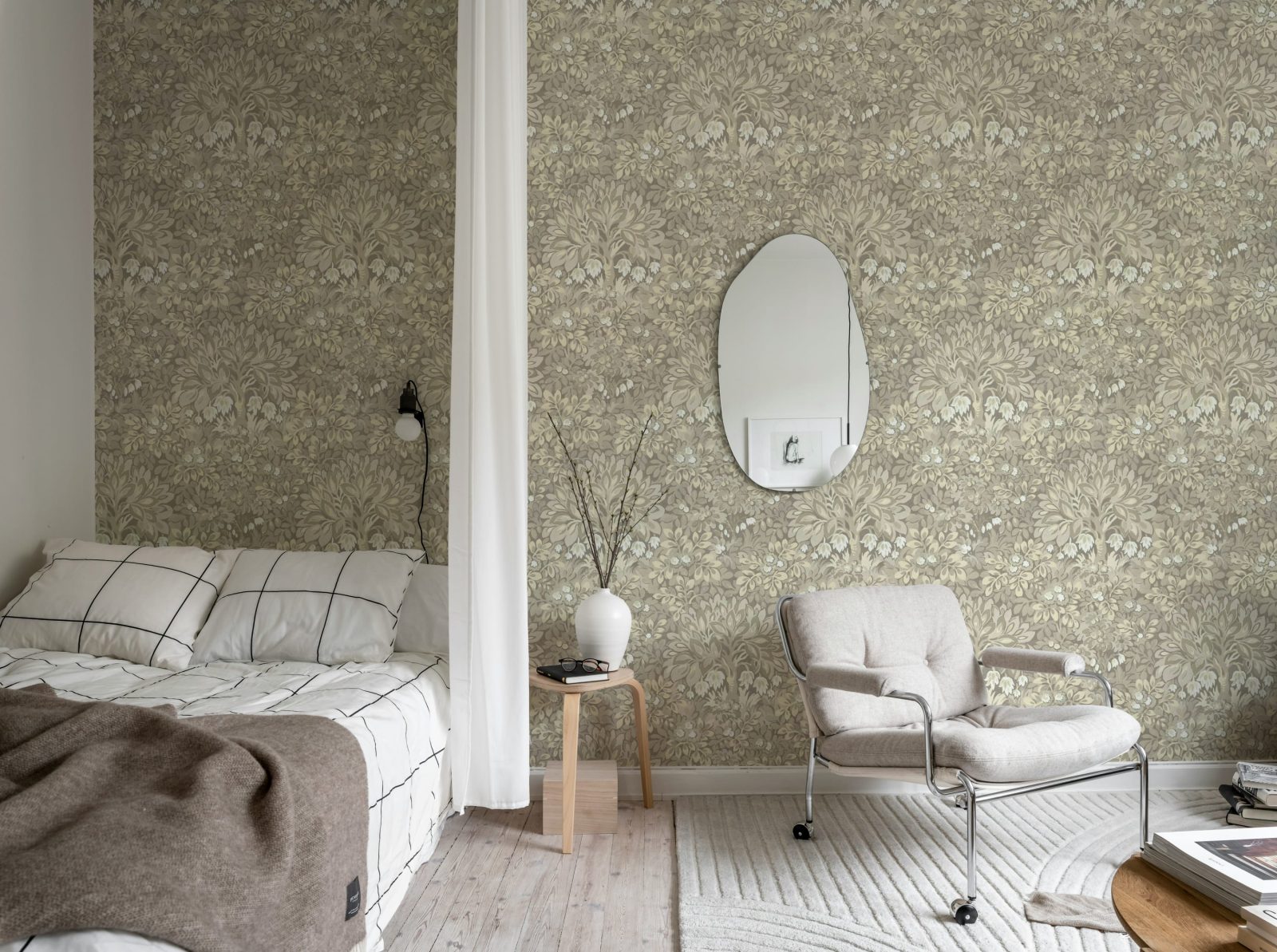 Flower Tree, Beige, Rebel Walls 3