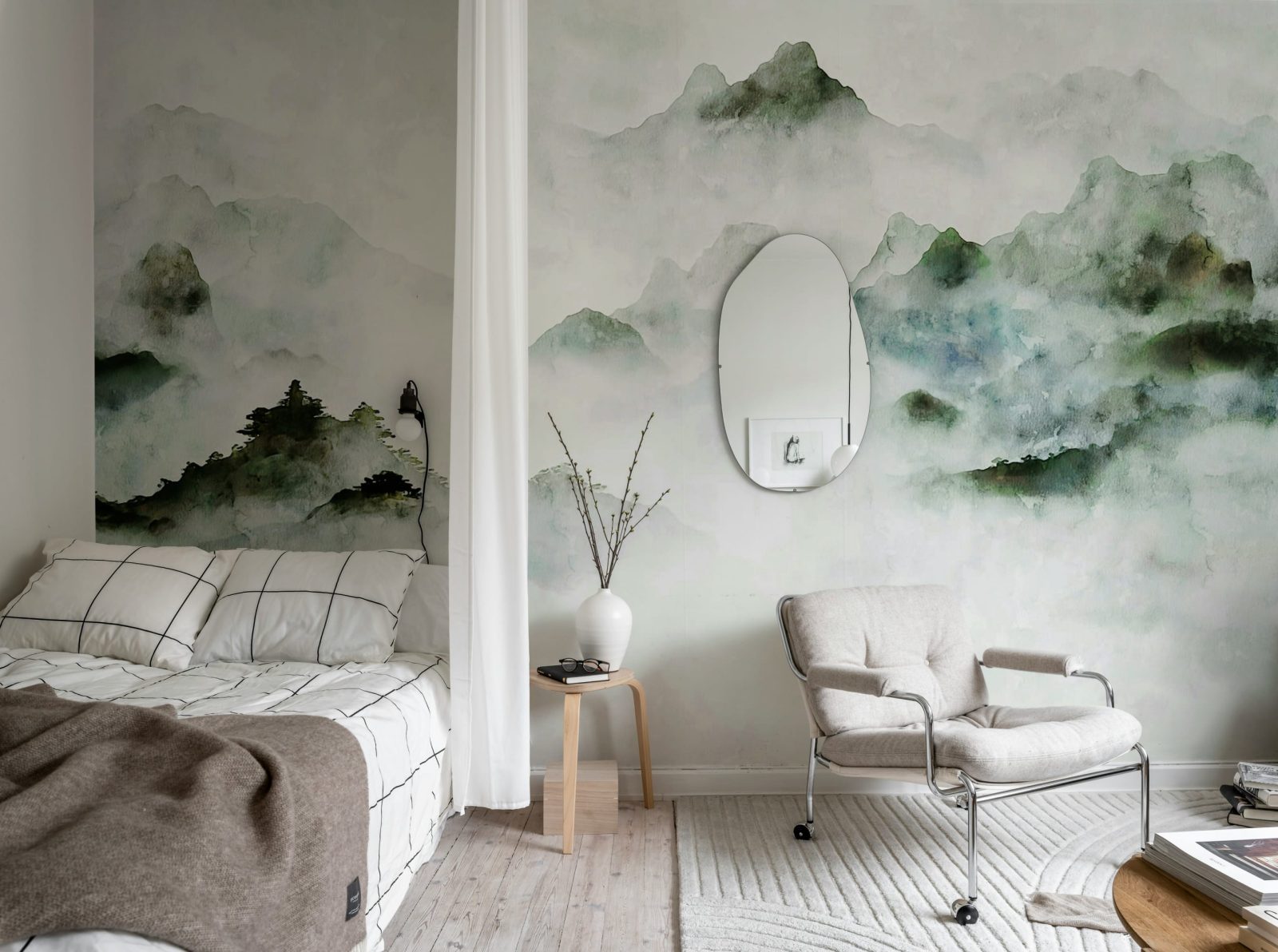 Serene Mountains, Green, Rebel Walls 3