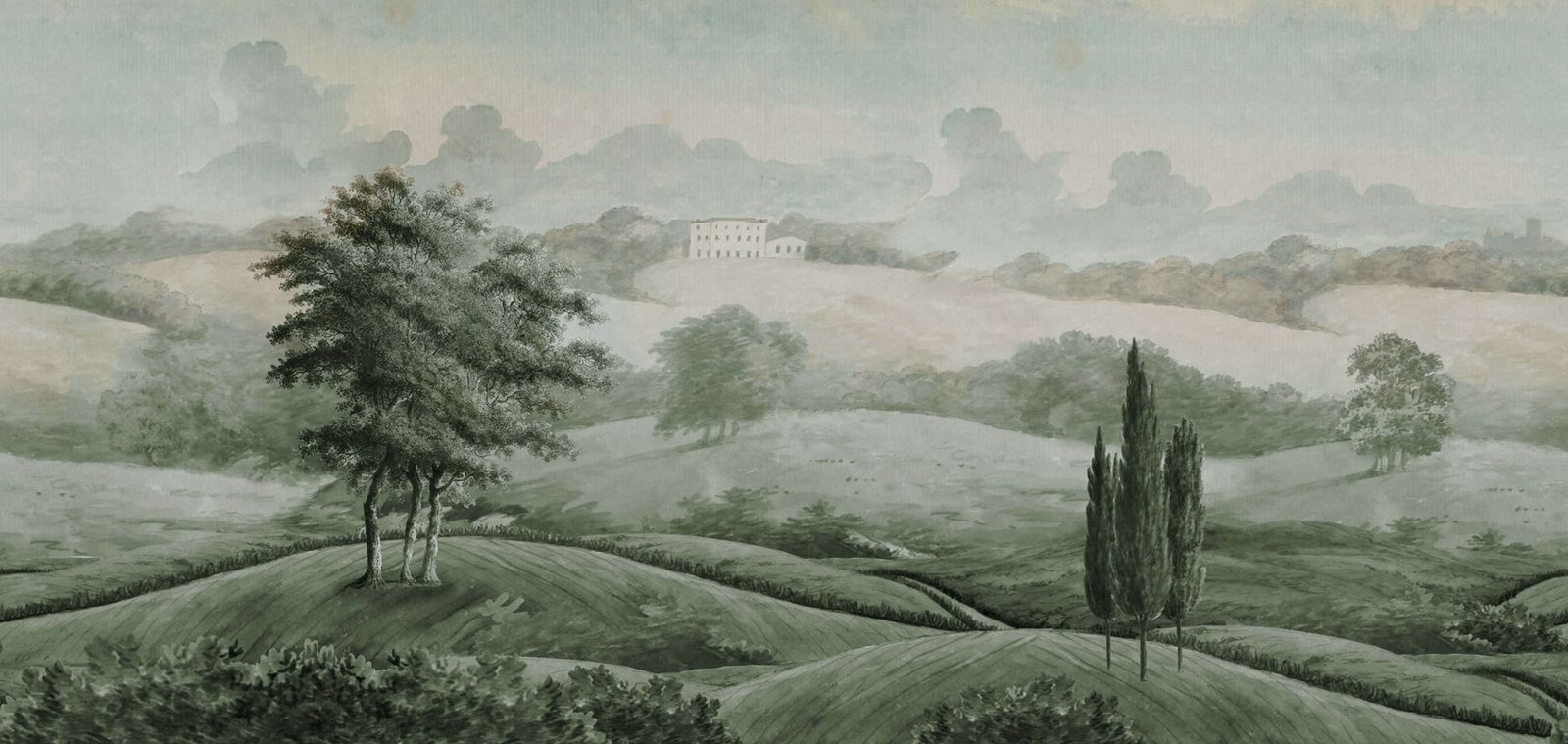 Hilltop House, Green, Rebel Walls