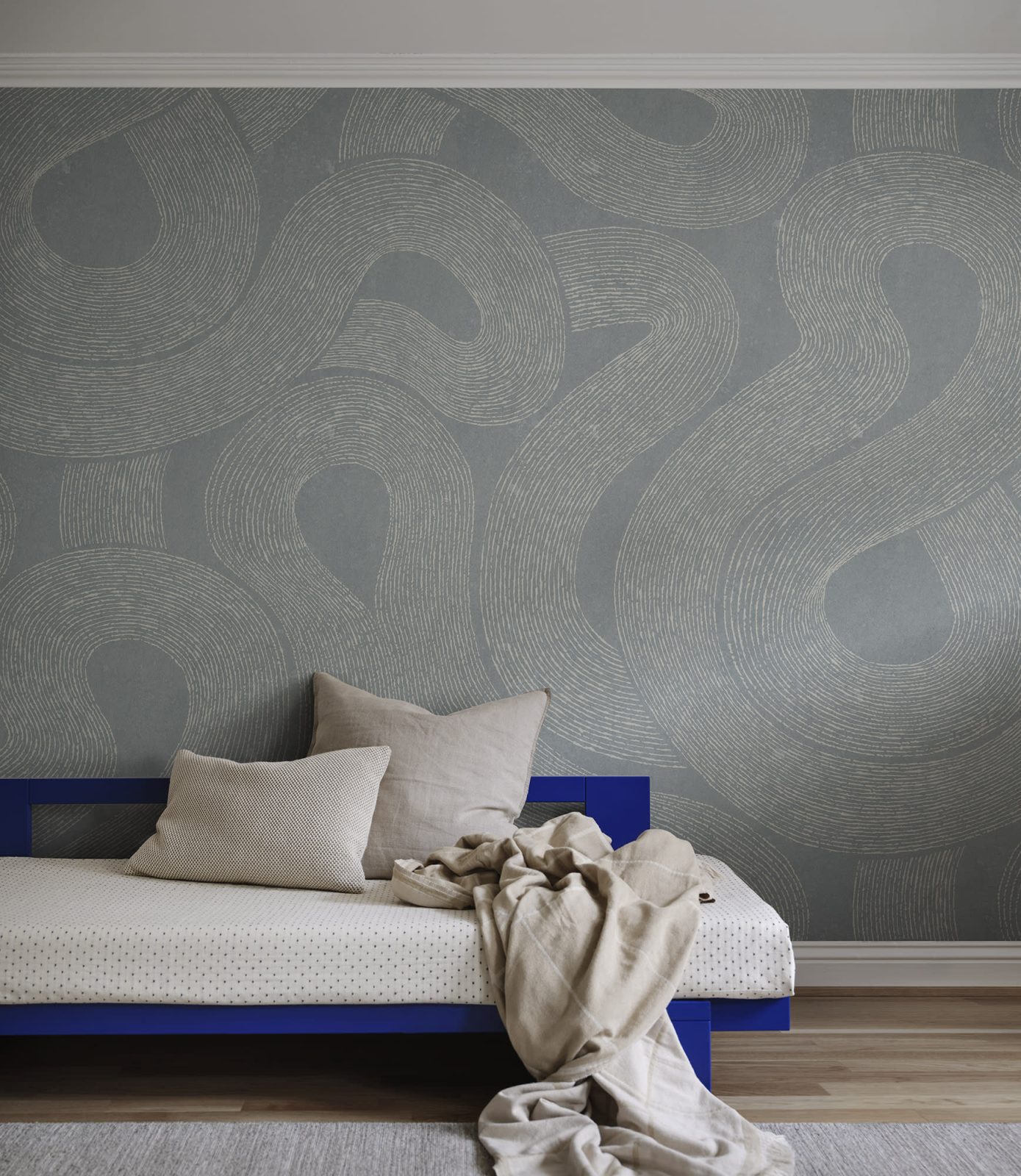 Zen Mural, Misty Blue, Sandberg 3