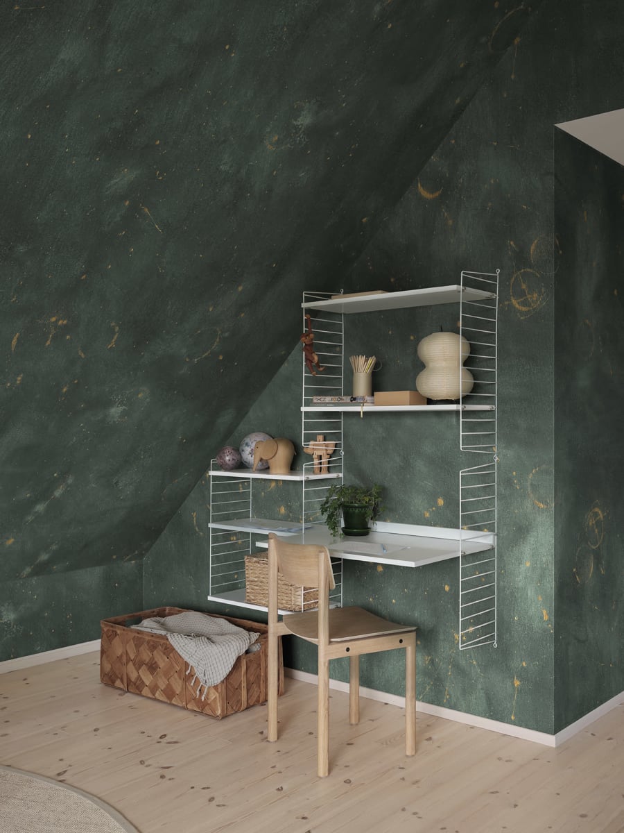 Sky Star, Dark Green, Rebel Walls 3