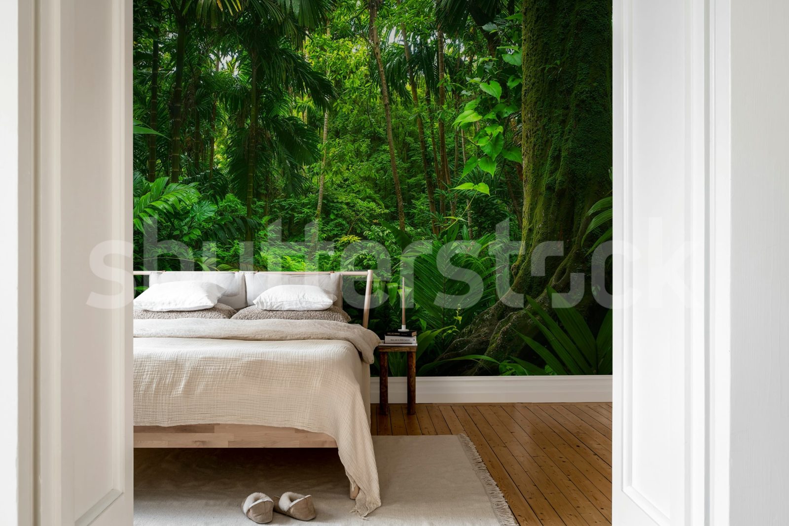 Tropical Landscape, Green, Rebel Walls 2