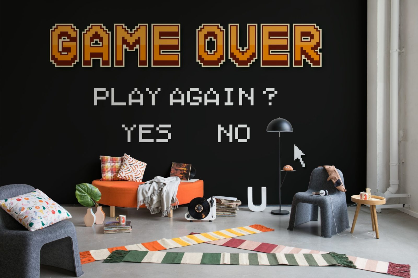Play Again, Orange, Rebel Walls 3