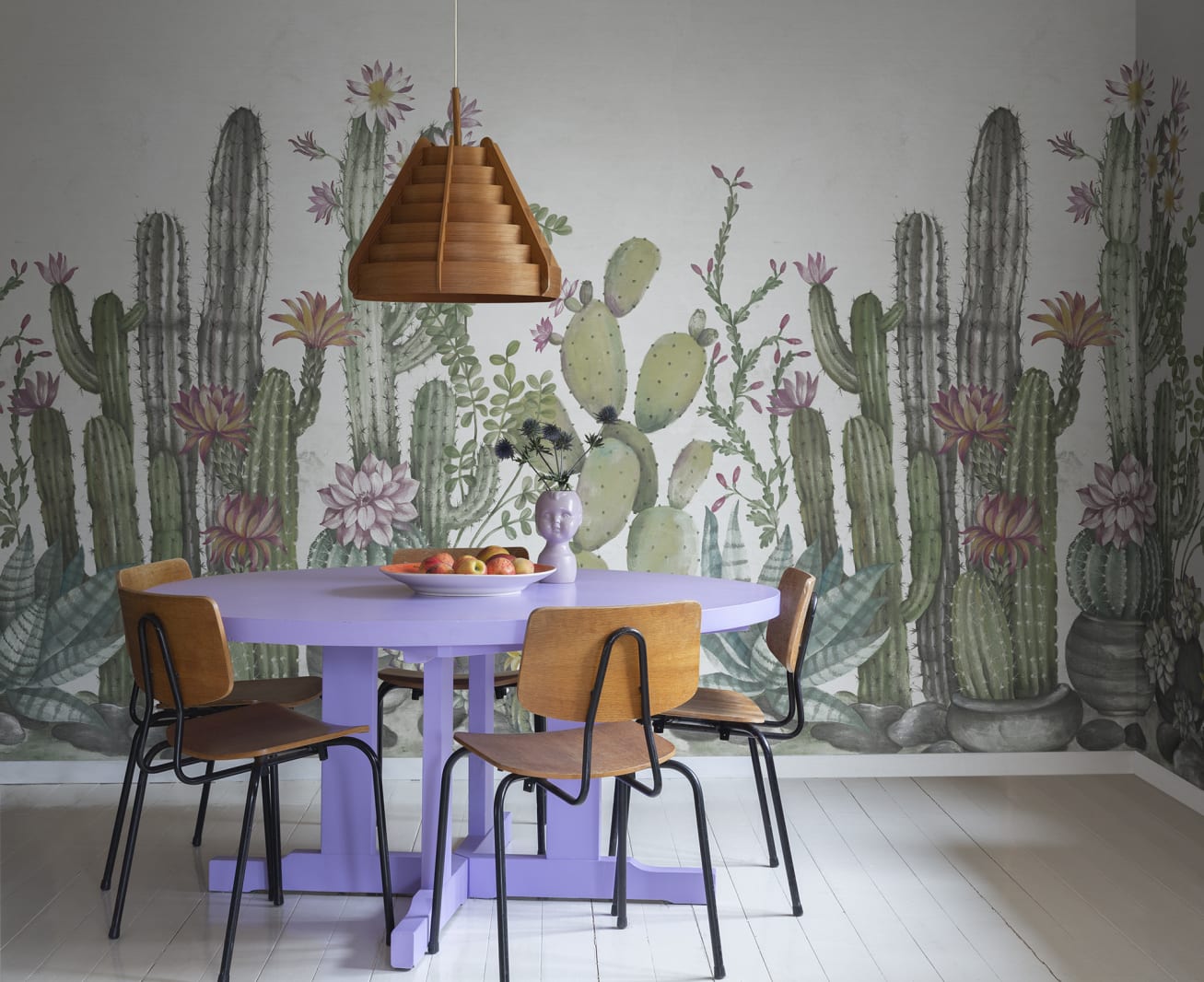 Playfull Cactus, Ivory, Rebel Walls 2