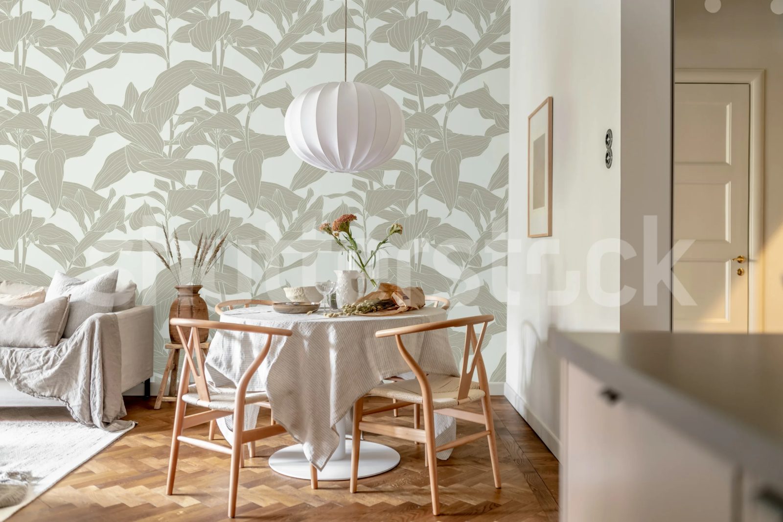 Rose Grape, Beige, Rebel Walls 3