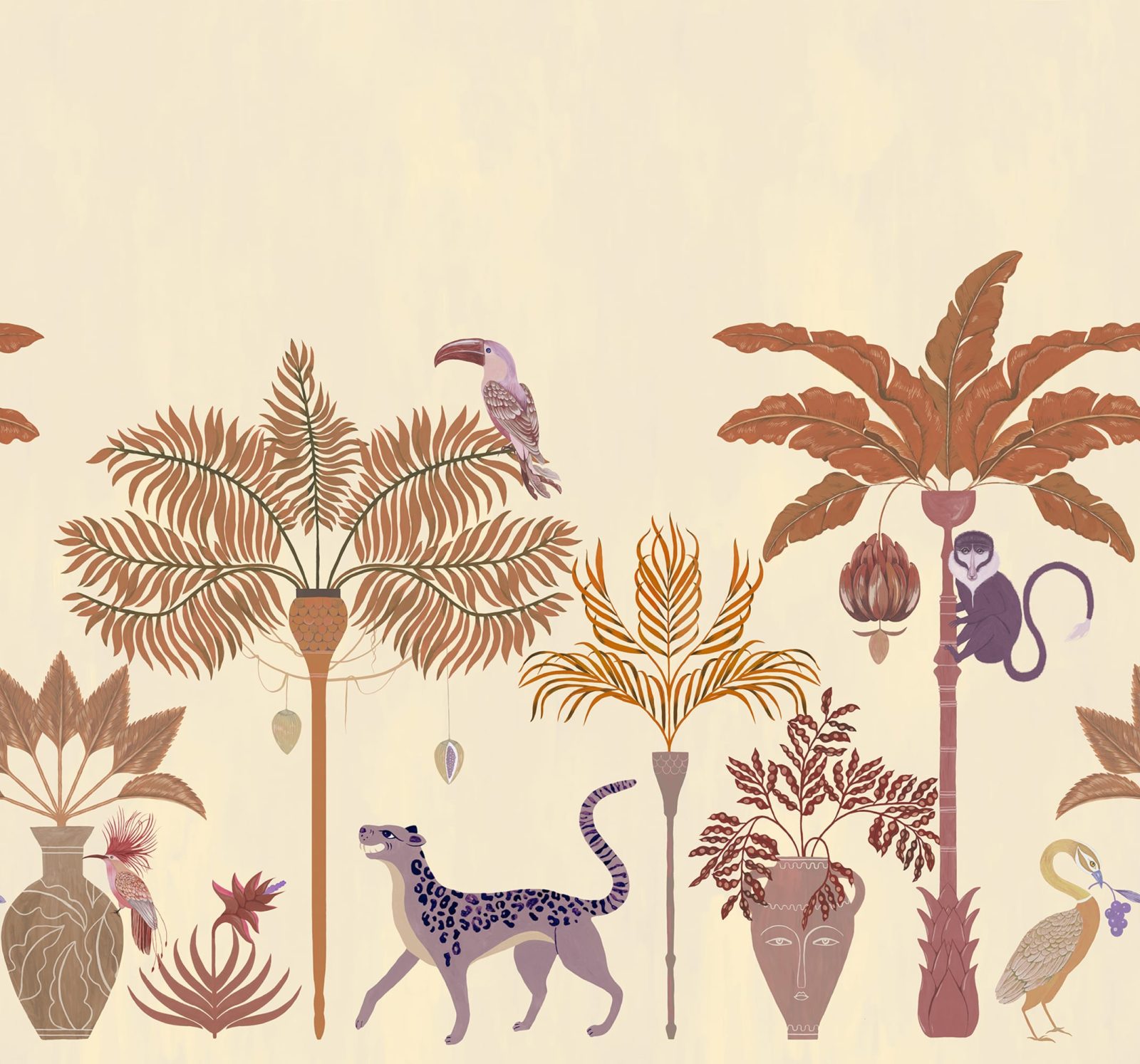 Savanna Chic, Beige, Rebel Walls