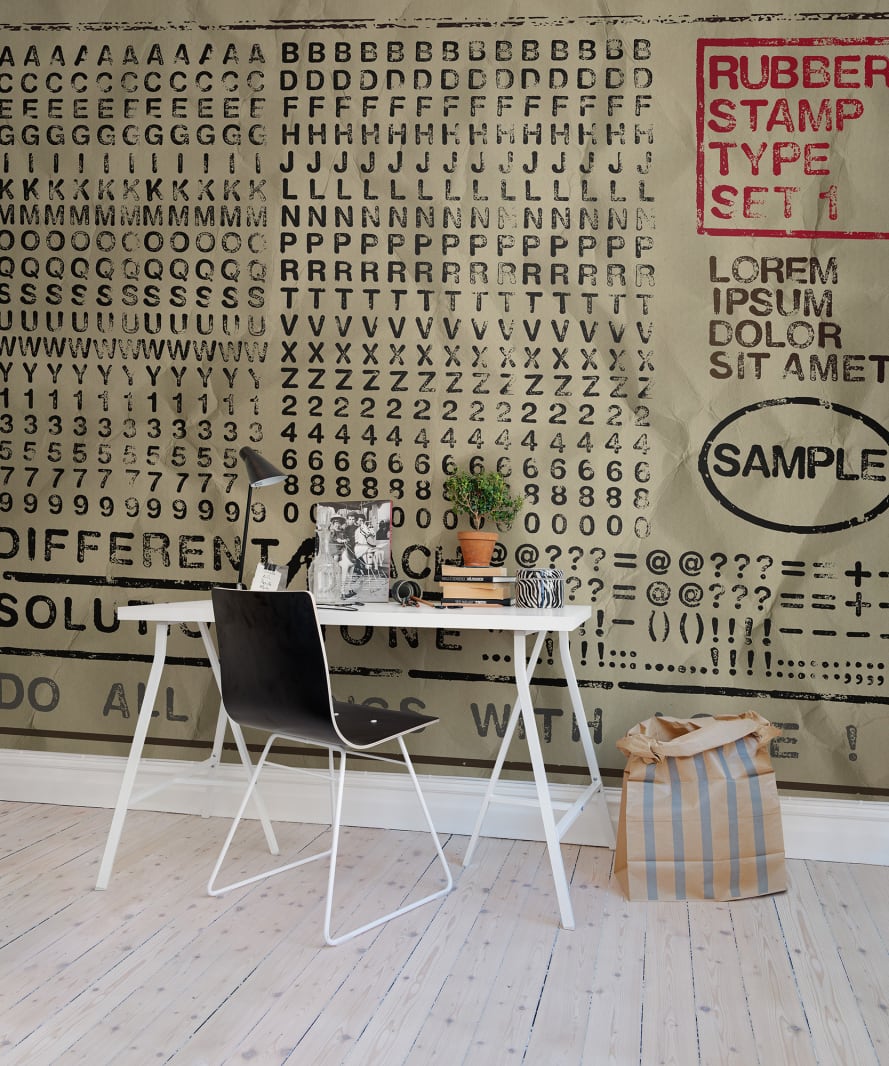 Rubber Stamp, wide, Rebel Walls 3
