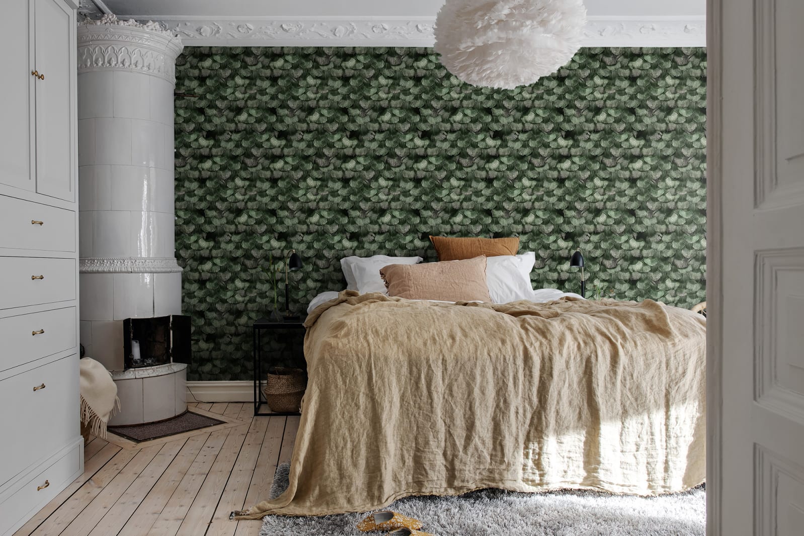 Petite Peackock Plumage, Jade, Rebel Walls, 5 mp / rola 2