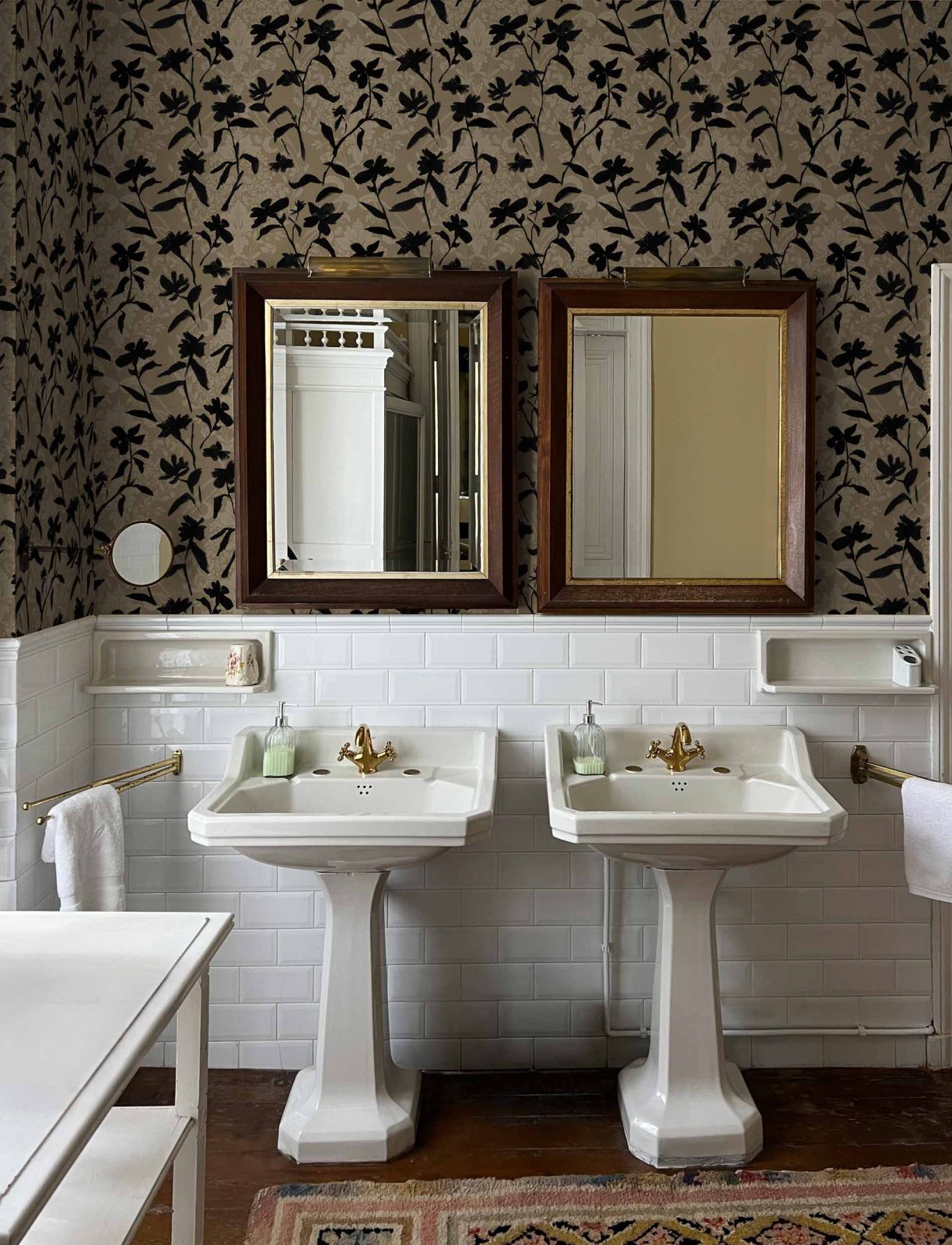 Blooming Damask, Black, TresTintas 5mp / rola 2