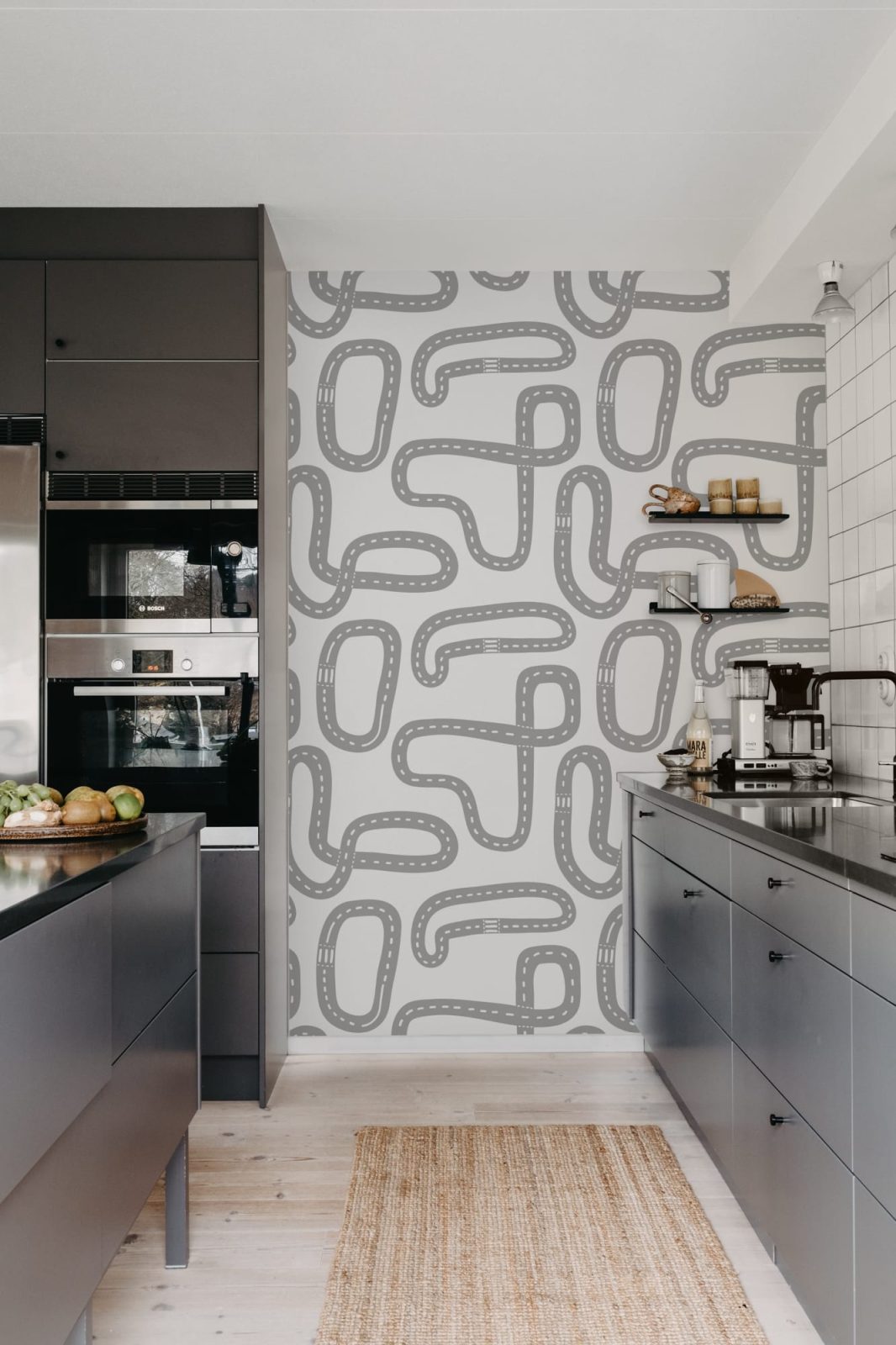 Race Track, Gray, Rebel Walls 3
