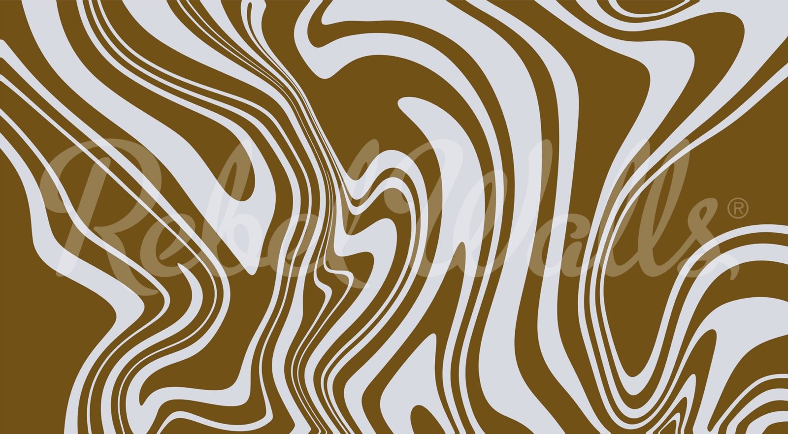 Swirly, Brown, Rebel Walls