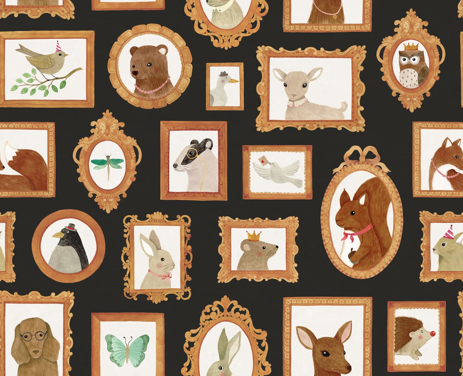Pet Frames, Black, Rebel Walls