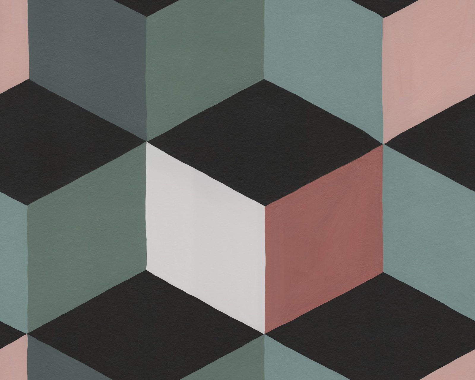 Colorful Rombs, Green, Rebel Walls