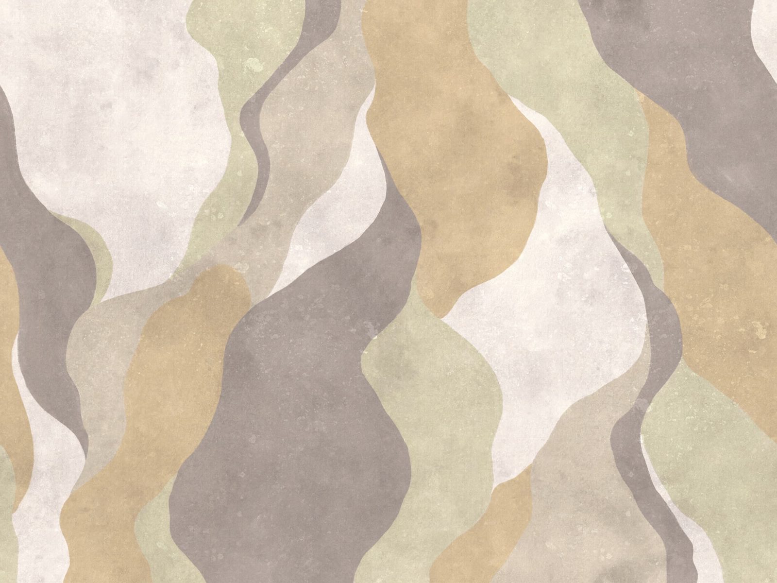 Flowing Forms, Pastel, Rebel Walls