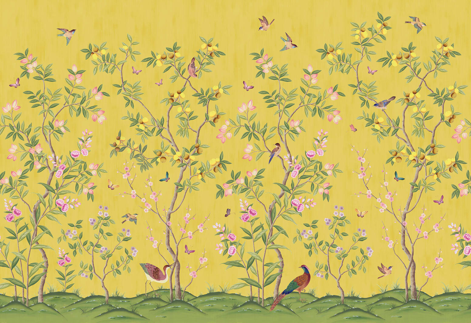 Chinoiserie Chic, Saffron, Rebel Walls
