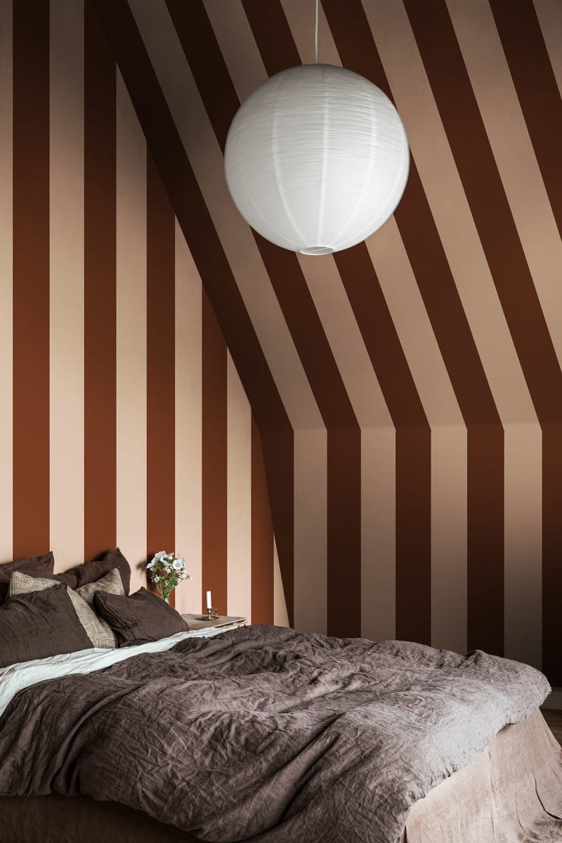 Happy Stripes, Apricot, Rebel Walls 2