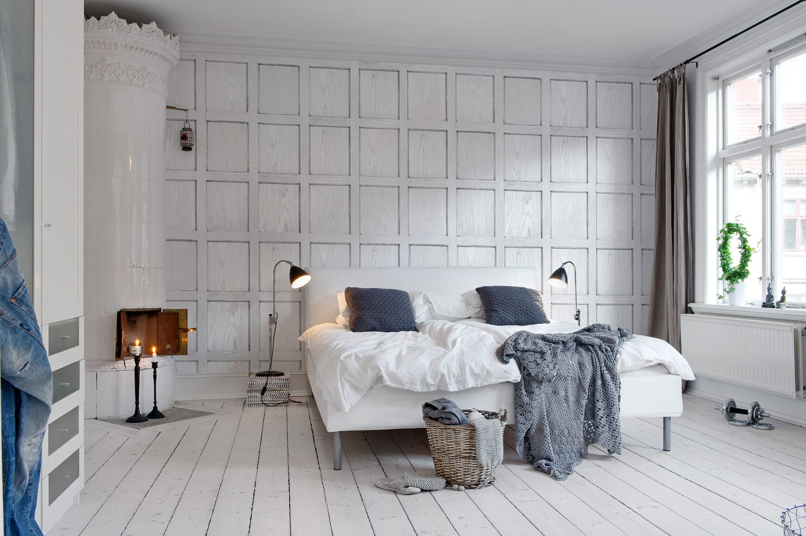 3D Panel, White, Rebel Walls 3