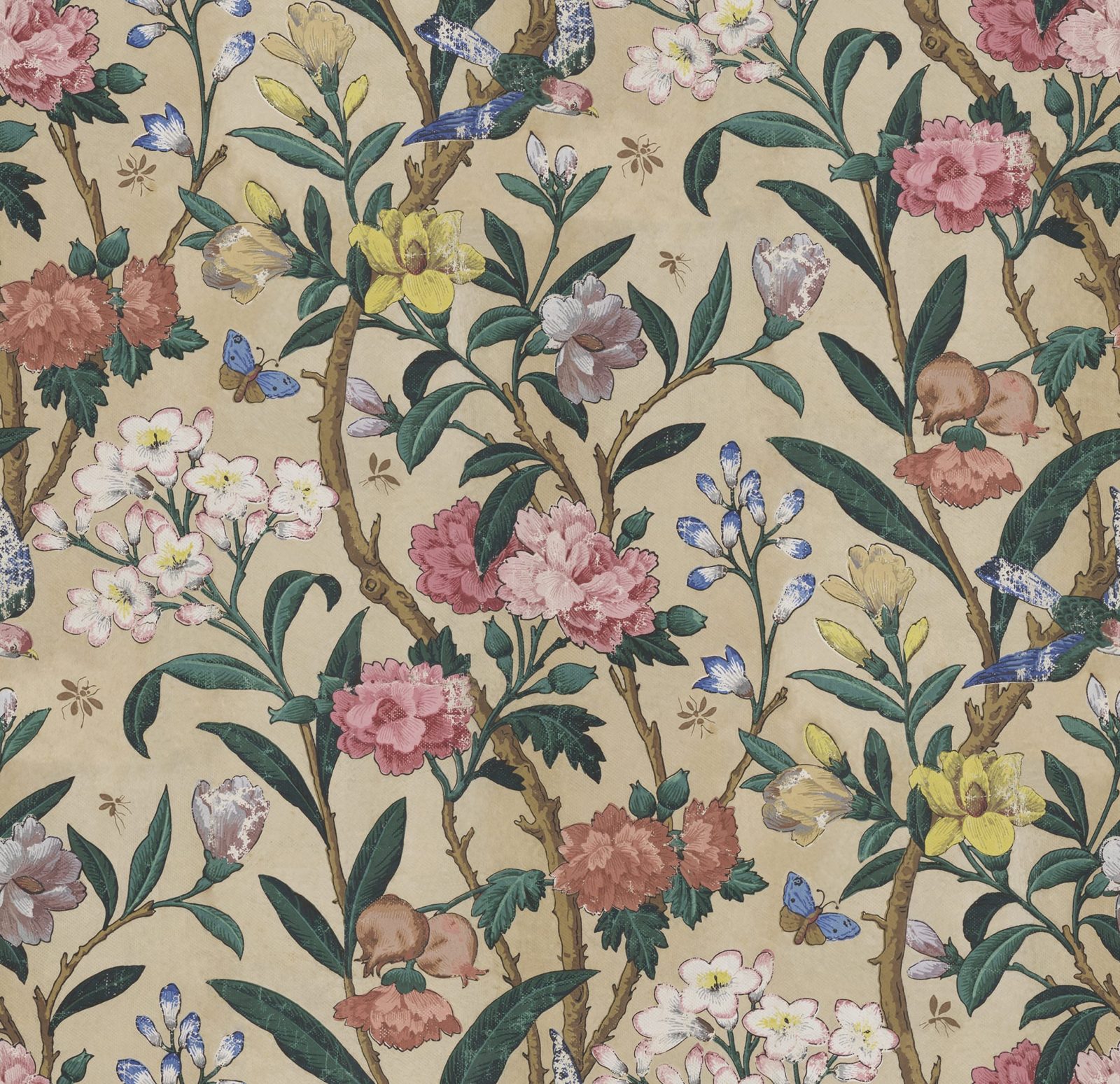 Winding Bloom, Summer Greenery, Rebel Walls