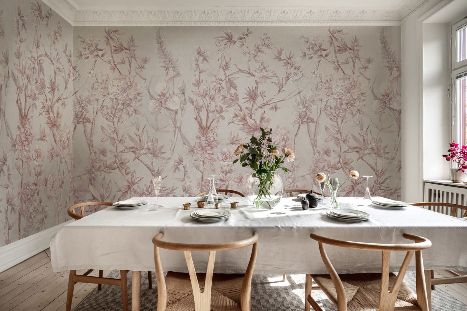 Silk Floral, Dusty Pink, Rebel Walls 2