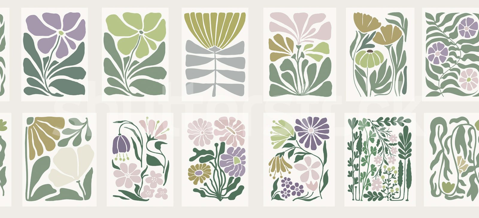 Playful Flora, Pastel, Rebel Walls
