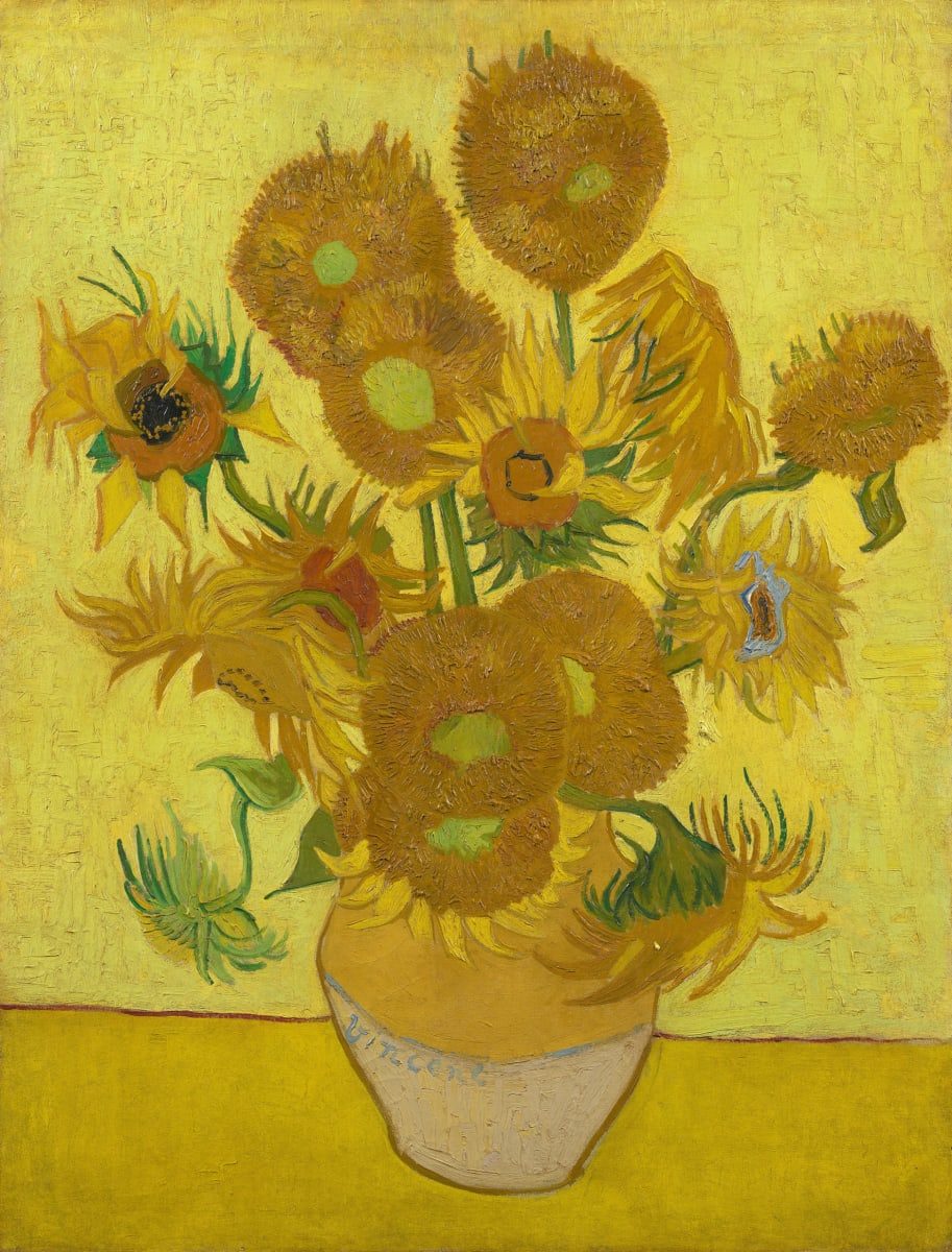 Sunflowers by Van Gogh, Rebel Walls