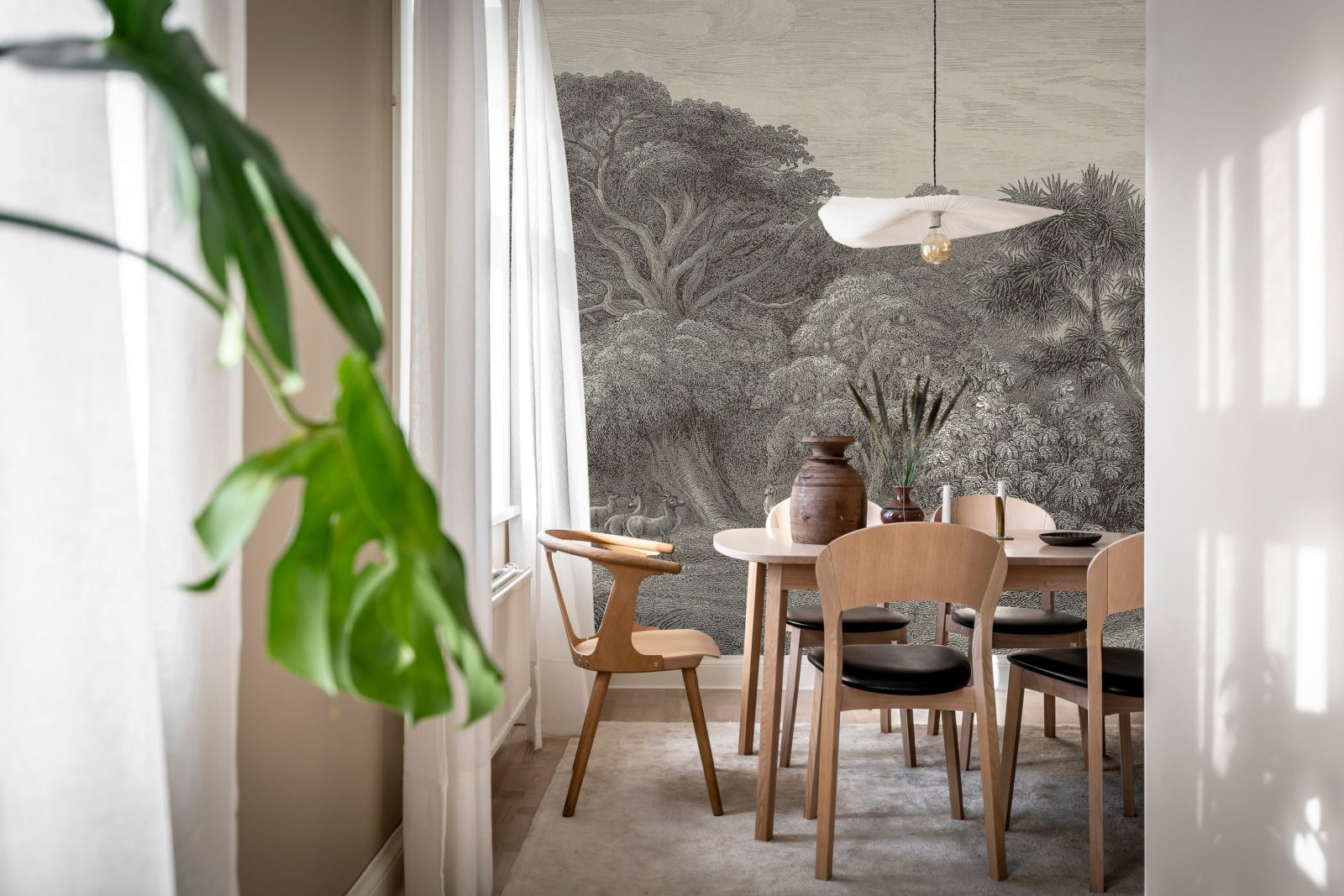 Jungle Forest, Beige, Rebel Walls 3
