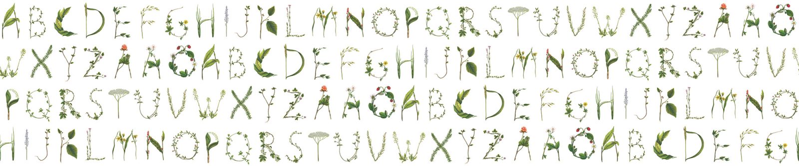Floral Alphabet, Rebel Walls