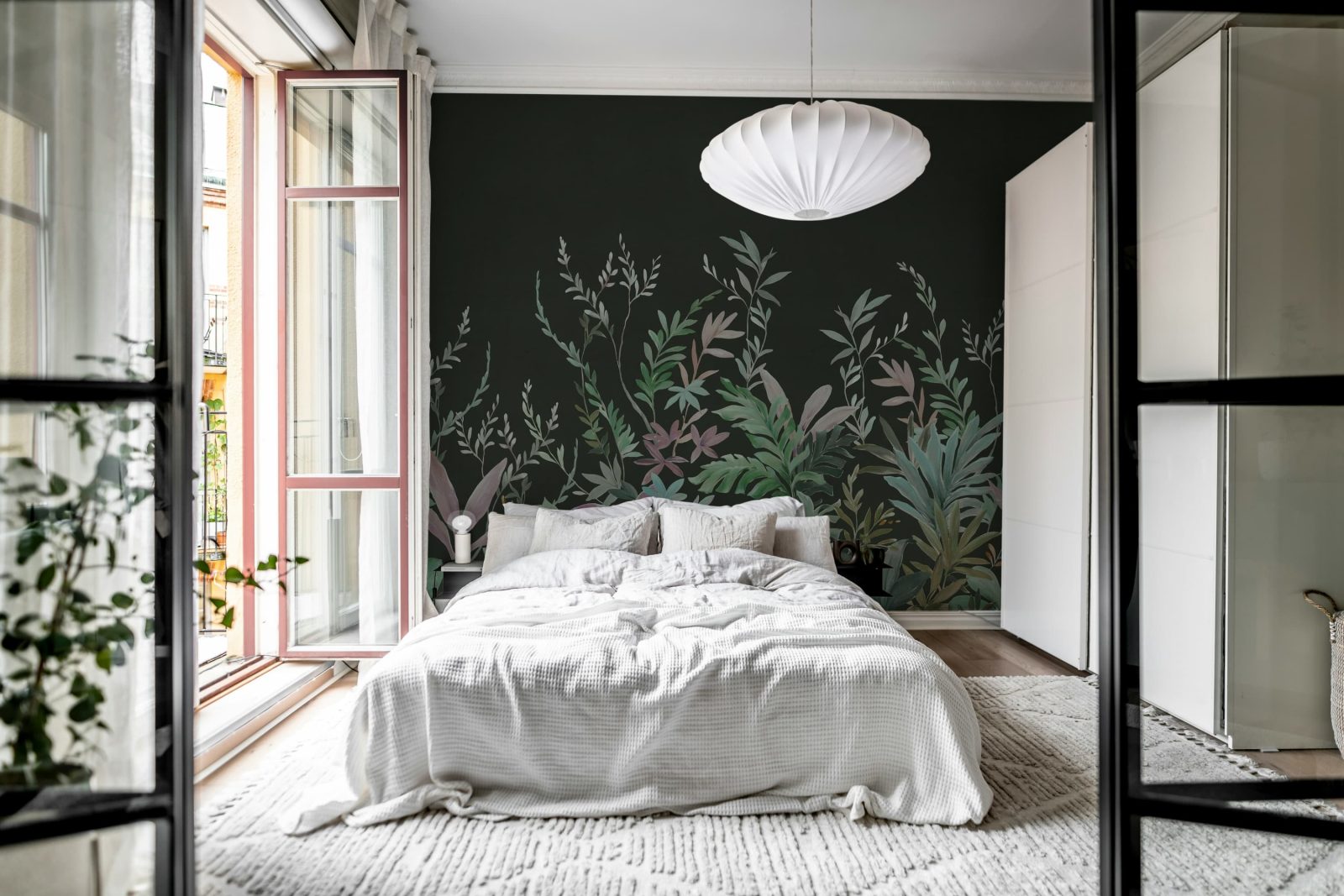 Jungle Meadow, Black, Rebel Walls 2